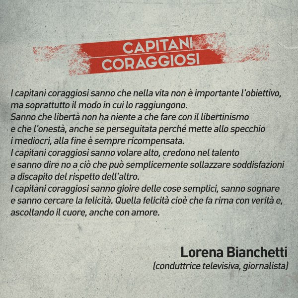 Lorena Bianchetti - Capitani coraggiosi